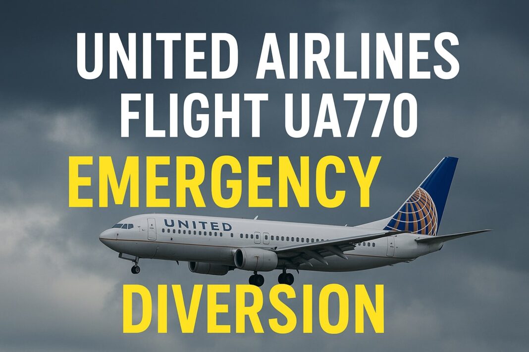 united airlines flight ua770 emergency diversion